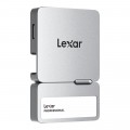 Ổ Cứng Di Động SSD Lexar Professional Go With Hub SL400 2TB Silver USB 3.2 Gen 2 (LSL400S002T-RNSNG)