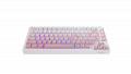 Bàn phím cơ DareU EK75 Pro Sakura Pink - DareU Dream Switch (3 mode, 75%, Núm xoay, Keycap PBT, Hotswap 5 pin, Led viền)