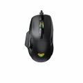 Chuột Gaming Có Dây AULA F815 Black (12.800 DPI, 7 nút, LED RGB)