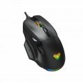 Chuột Gaming Có Dây AULA F815 Black (12.800 DPI, 7 nút, LED RGB)