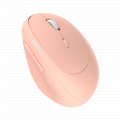 Chuột Không Dây DareU LM158D Ergo Pink (Bluetooth + 2.4GHz, 1600 DPI, Pin 1xAA)