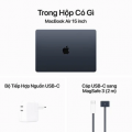 MacBook Air M3 2024 ( APPLE M3,  8‑core CPU, 10‑core GPU, RAM 16GB, SSD 512GB, Màn Hình 13.6inch, Màu Midnight, Chính hãng Apple Việt Nam