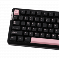 Bàn Phím Cơ Không Dây Vỏ Nhôm LEOBOG Hi86 Đen Hồng - Star Vector switch (3 mode, PBT Keycap, Gasket Mount, Hotswap, Led RGB)
