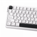 Bàn Phím Cơ Không Dây Vỏ Nhôm LEOBOG Hi86 Trắng Đen - Nimbus V3 switch (3 mode, PBT Keycap, Gasket Mount, Hotswap, Led RGB)