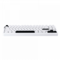 Bàn Phím Cơ Không Dây Vỏ Nhôm LEOBOG Hi86 Trắng Đen - Nimbus V3 switch (3 mode, PBT Keycap, Gasket Mount, Hotswap, Led RGB)