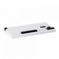 Bàn Phím Cơ Không Dây Vỏ Nhôm LEOBOG Hi86 Trắng Đen - Nimbus V3 switch (3 mode, PBT Keycap, Gasket Mount, Hotswap, Led RGB)