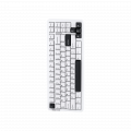 Bàn Phím Cơ Không Dây Vỏ Nhôm LEOBOG Hi86 Trắng Đen - Nimbus V3 switch (3 mode, PBT Keycap, Gasket Mount, Hotswap, Led RGB)