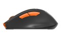 Chuột không dây A4TECH FG30S, Màu Xám Cam (2.4GHz, Silent Click, 2000 DPI, 1 Pin AA)