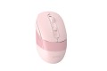 Chuột không dây A4TECH FB10C, Màu Hồng (Bluetooth + 2.4GHz, Silent Click, 2000 DPI, Pin sạc)