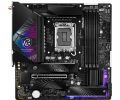 Mainboard ASRock Phantom Gaming Z890M Riptide WiFi (LGA 1851, 4x DDR5, Thunderbolt 4, Displayport, HDMI, M.2 PCIe 5.0, WiFi 6E, m-ATX)