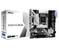 Mainboard ASRock B760M Pro RS/D4 (LGA 1700, 4x DDR4, HDMI, Displayport, M.2 PCIe 4.0, m-ATX)