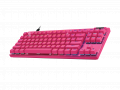 Bàn Phím Cơ Gaming Có Dây Logitech PRO X TKL RAPID Magenta (920-013254) (Switch Analog từ tính, Rapid Trigger)