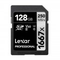 Thẻ nhớ SDXC 128GB Lexar Professional 1667x UHS-II, V60, U3 (SILVER Series) (LSD128CB1667)