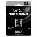 Thẻ nhớ SDXC 128GB Lexar Professional 1667x UHS-II, V60, U3 (SILVER Series) (LSD128CB1667)