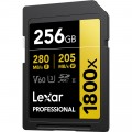 Thẻ nhớ SDXC 256GB Lexar Professional 1800x UHS-II, U3, V60 (GOLD Series) (LSD1800256G-BNNNG)
