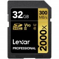Thẻ nhớ SDHC 32GB Lexar Professional 2000x UHS-II, U3, V90 (GOLD Series) (LSD2000032G-BNNNG)