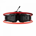 Tai Nghe Over Head DAREU EH733 Black Red (USB, Mic)