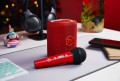 Loa Karaoke Di Động Alpha Works SONIK Plus Red (20W, Bluetooth 5.3, AUX, Pin 6 giờ, Led RGB, Kèm 1 micro không dây)