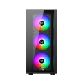 Vỏ case Xigmatek MYX 3F Black - EN45950 (m-ATX, Sẵn 3 fan RGB, Max 8 fan, Rad 240)