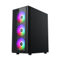 Vỏ case Xigmatek MYX 3F Black - EN45950 (m-ATX, Sẵn 3 fan RGB, Max 8 fan, Rad 240)