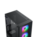 Vỏ case Xigmatek MYX 3F Black - EN45950 (m-ATX, Sẵn 3 fan RGB, Max 8 fan, Rad 240)