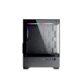 Vỏ case Xigmatek VIEW II 3F Black - EN46247 (m-ATX, Sẵn 3 fan RGB, Max 5 fan)
