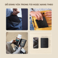 Ví Da Hộ Chiếu Satechi Vegan-Leather Passport Cover with Find My ST-VPCK