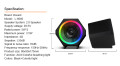 Loa vi tính 2.0 Kisonli L-6060 có led RGB Gaming Nghe Nhạc Bass Lớn Có Dây