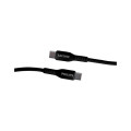 Cáp Sạc USB Type C Sang USB Type C Philips 60W DLC8601B (1.2 mét, Silicon Siêu Bền, Màu Đen)