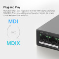 Switch 5 Cổng Mercusys MS105GP Gigabit Với 4 Cổng PoE+, Vỏ Kim Loại