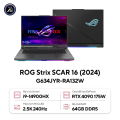 Laptop Gaming Asus ROG Strix Scar 16 G634JYR-RA132W (Intel Core i9-14900HX, Ram 32GB, SSD 2TB, RTX 4090, Màn Hình 16inch WQXGA 240Hz, Windows 11, Màu Đen)