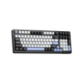 Bàn Phím Cơ Không Dây AULA F99 Đen - Trắng - Xanh Dương Star Vector Switch (99 phím, 3 mode, Gasket mount, Hotswap)