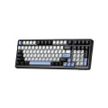 Bàn Phím Cơ Không Dây AULA F99 Đen - Trắng - Xanh Dương Star Vector Switch (99 phím, 3 mode, Gasket mount, Hotswap)