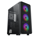 Vỏ case Xigmatek DUO X 3F Black - EN45127 (E-ATX, Sẵn 3 fan RGB, Max 8 fan, Rad 360)