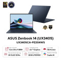 Laptop Asus Zenbook 14 UX3405CA-PZ204WS (Intel Core Ultra 9 285H, Ram 32GB, SSD 1TB, Intel Arc Graphics, Màn Hình 14" 3K OLED Touch, Windows 11 Office, Màu Xanh)