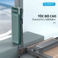 Hộp Đựng Ổ Cứng SSD M2 Sata ORICO MM2C3-G2-GR-BP (Max 4TB, Nhựa Xanh, USB-C)