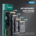 Hộp Đựng Ổ Cứng SSD M2 Sata ORICO MM2C3-G2-GR-BP (Max 4TB, Nhựa Xanh, USB-C)
