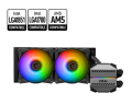 Tản nhiệt nước AIO CPU MSI MAG CORELIQUID M240 Black (LGA 1851/1700/1200/115x/20xx, AM5/AM4/TR4)