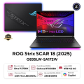 Laptop Gaming ASUS ROG Strix SCAR 18 G835LW-SA172W (Intel Core Ultra 9 Processor 275HX, RAM 64GB, SSD 4TB, RTX 5080, Màn Hình 18 inch 2.5K 240Hz, Windows 11, Màu Đen)
