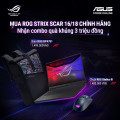 Laptop Gaming ASUS ROG Strix SCAR 18 G835LW-SA172W (Intel Core Ultra 9 Processor 275HX, RAM 64GB, SSD 4TB, RTX 5080, Màn Hình 18 inch 2.5K 240Hz, Windows 11, Màu Đen)