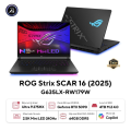 Laptop ASUS ROG Strix SCAR 16 G635LX-RW179W (Core Ultra 9 275HX, RAM 64GB, SSD 4 TB, RTX 5090, Màn Hình 16 inch 2.5K 240Hz, Windows 11)