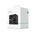 Combo 3 Fan Case DeepCool FD12-3 IN 1 Black (120mm, No LED)
