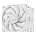 Combo 3 Fan Case DeepCool FD12 WH-3 IN 1 White (120mm, No LED)