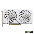 Card màn hình VGA ASUS Dual GeForce RTX 4060 EVO White OC Edition 8GB GDDR6 (DUAL-RTX4060-O8G-EVO-WHITE)