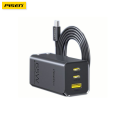 Combo Củ Sạc + Cáp USB-C Pisen PRO GaN 65W 2C1A CC1200 TS-C137