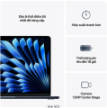 Macbook Air M4 2025 (MW133) (Apple M4, 10‑Core CPU, 10‑Core GPU, Ram 16GB, SSD 512GB, Màn Hình 13.6inch, Màu Midnight, Chính Hãng Apple Việt Nam)
