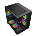 Vỏ case Jetek CSGO2 Wukong Black (m-ATX, No Fan, Max 7 fan, Kính cong, Rad 240)