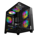 Vỏ case Jetek CSGO2 Wukong Black (m-ATX, No Fan, Max 7 fan, Kính cong, Rad 240)