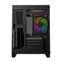Vỏ case Jetek CSGO2 Wukong Black (m-ATX, No Fan, Max 7 fan, Kính cong, Rad 240)