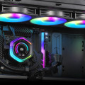 Tản nhiệt nước CPU CoolerMaster MasterLiquid ION 360 ARGB Black (LGA1851/1700/1200/115x, AM5/AM4, LCD)